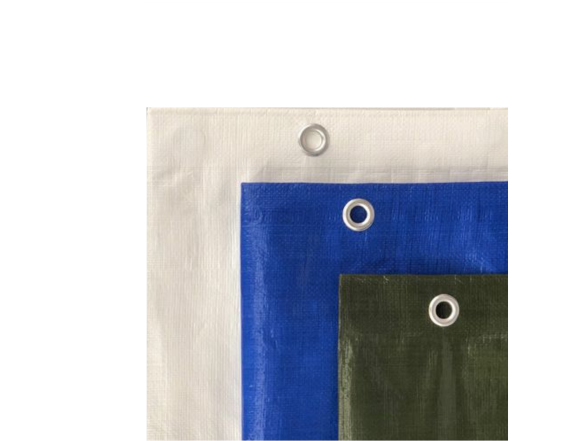 APPELHANS Bauzaunplane blau m. Ösen, 1,76x3,41 m