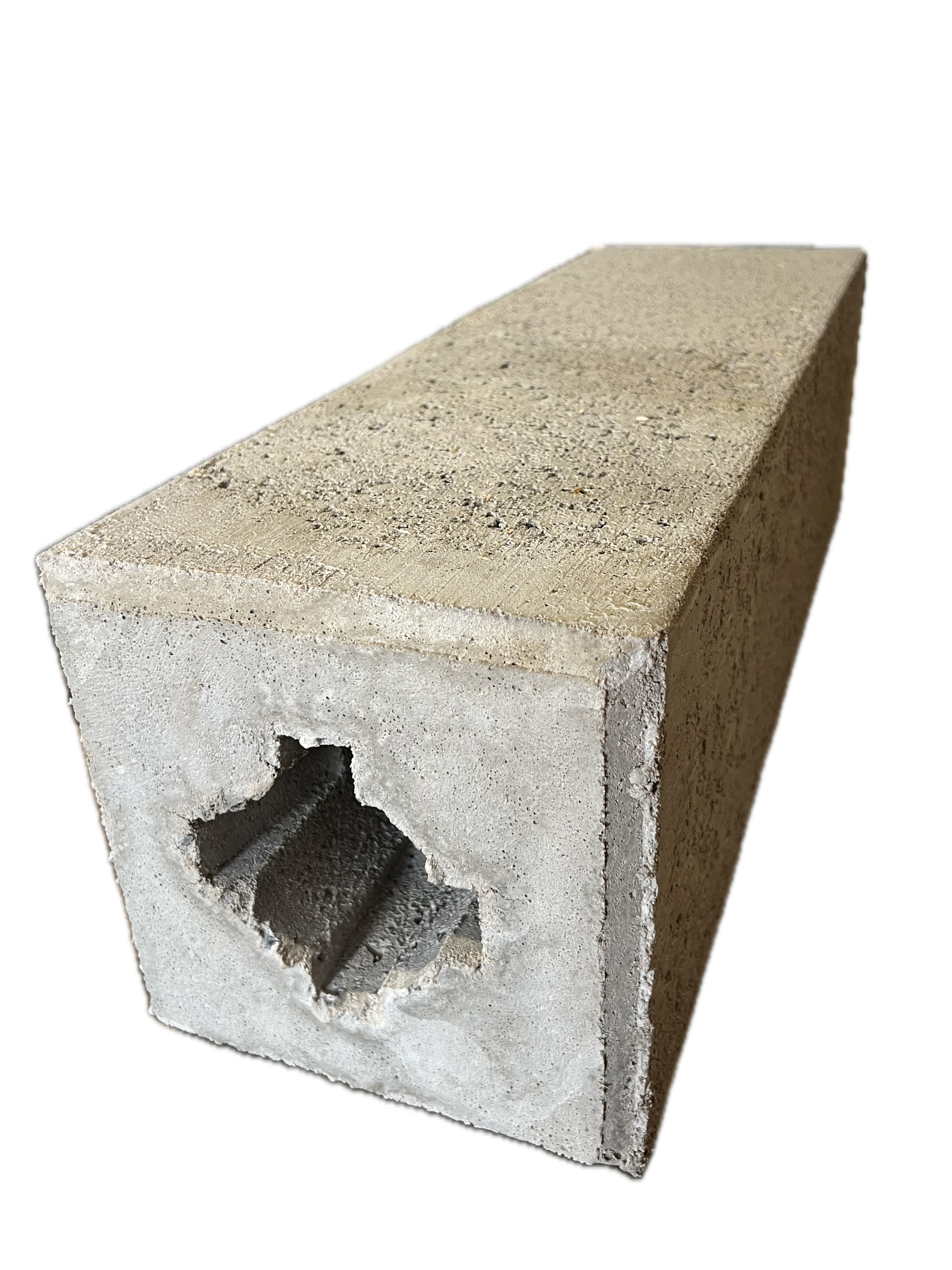 Beton-Verkehrsschildersockel m. Keilaussp. 76/700