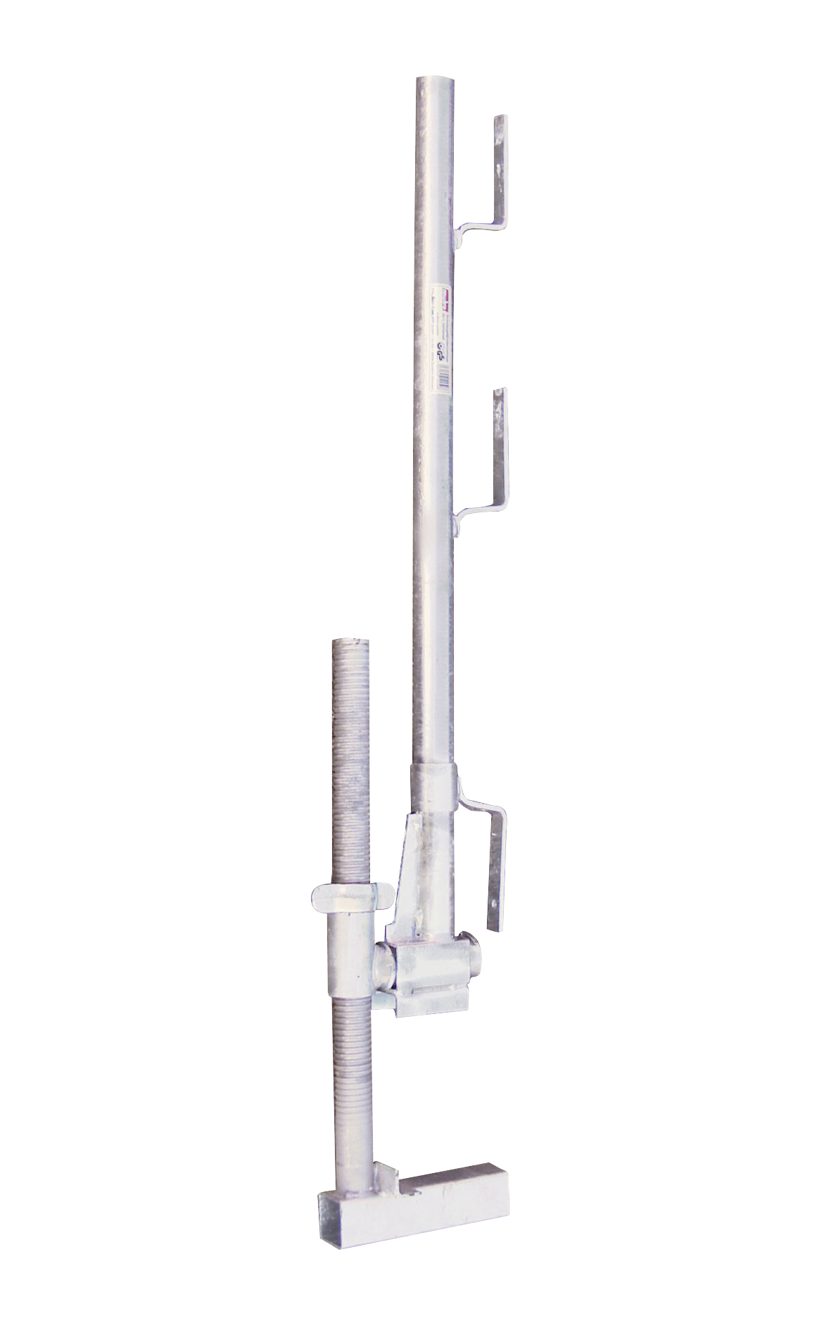MÜBA Universalgeländerzwinge Gr. 1 mit geschlossenem Bretthalter, 0 - 40 cm, verzinkt