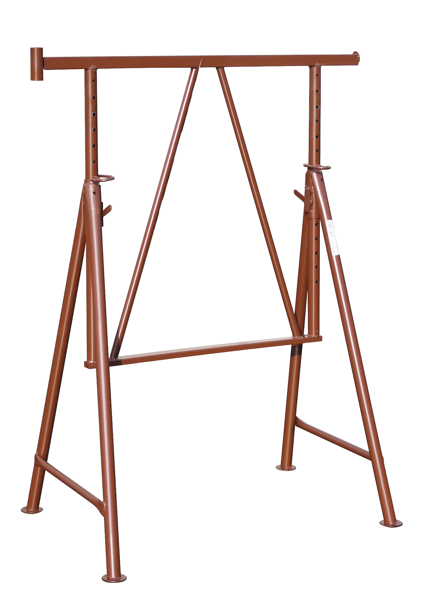 MÜBA Stahlrohr-Gerüstbock,1,20 m x 1,20 - 1,95 m, Tragfähigkeit 1500kg, lackiert