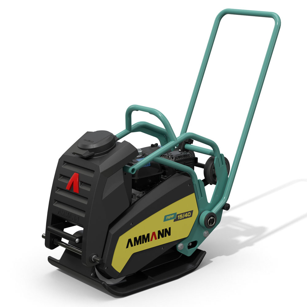 AMMANN Rüttelplatte APF 15/40 Honda m. Fahrwerk