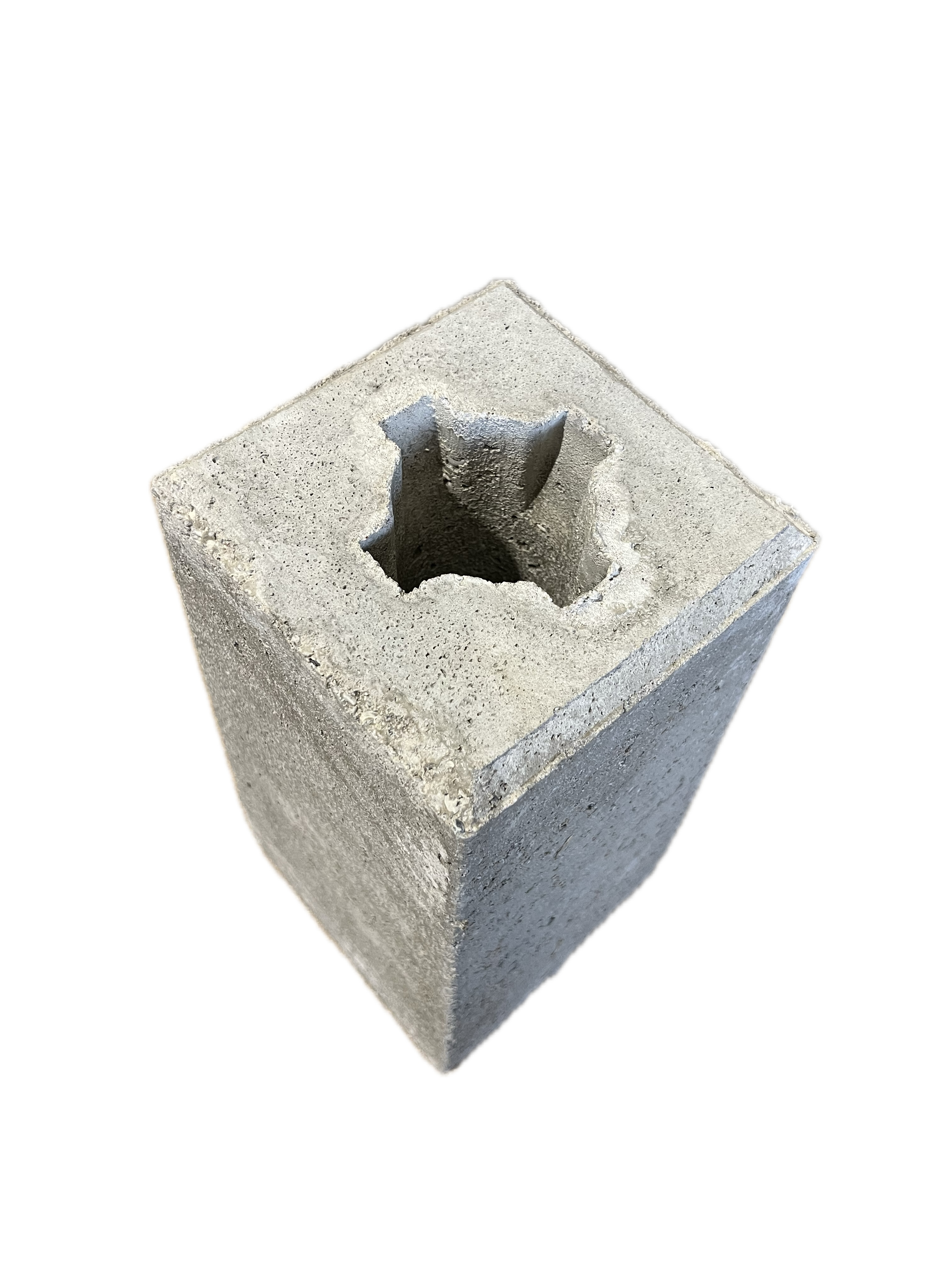 Beton-Verkehrsschildersockel m. Keilaussp. 60/450