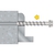 CELO Betonschrauben BTS M 14-80/5, SW 22