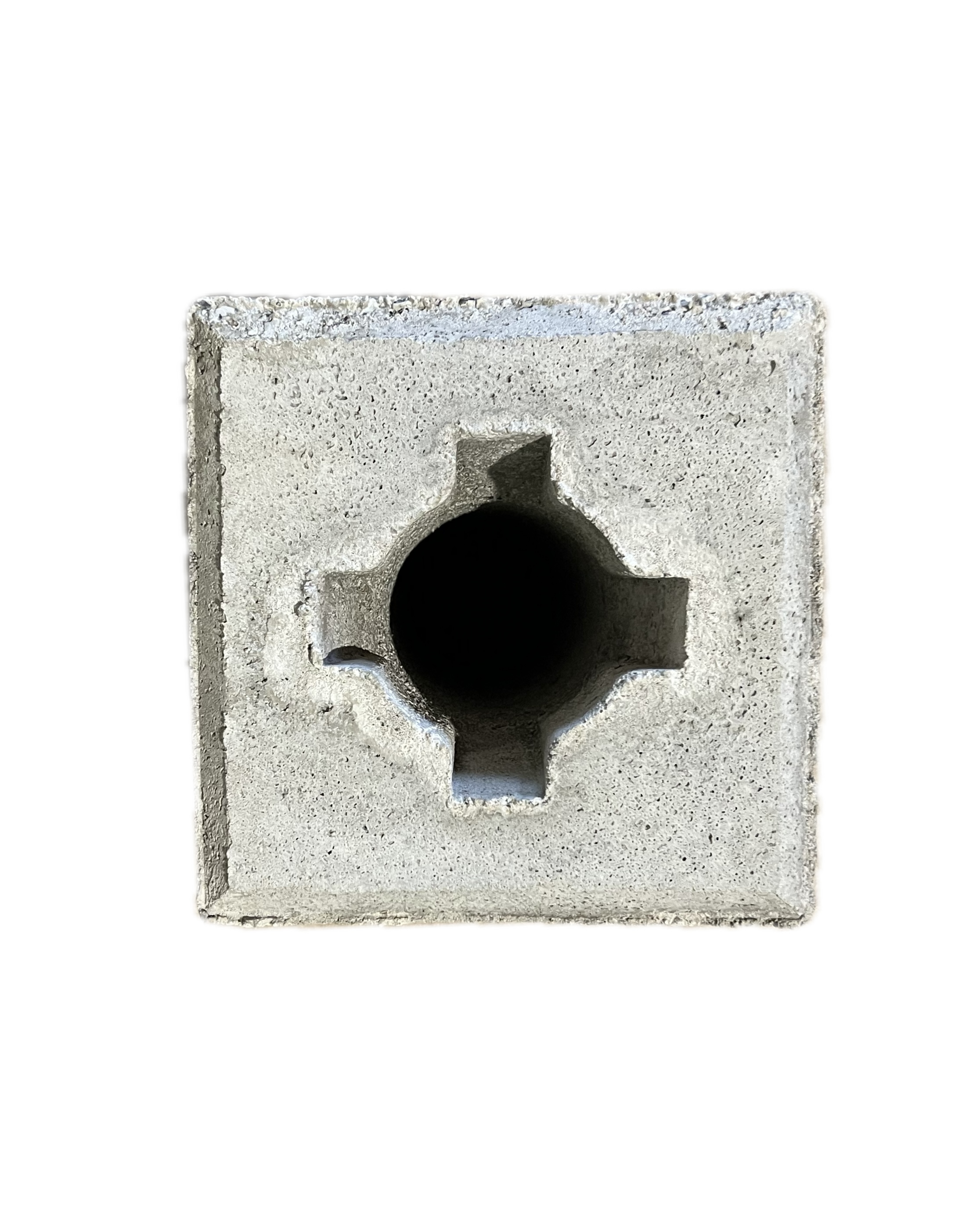 Beton-Verkehrsschildersockel m. Keilaussp. 60/450