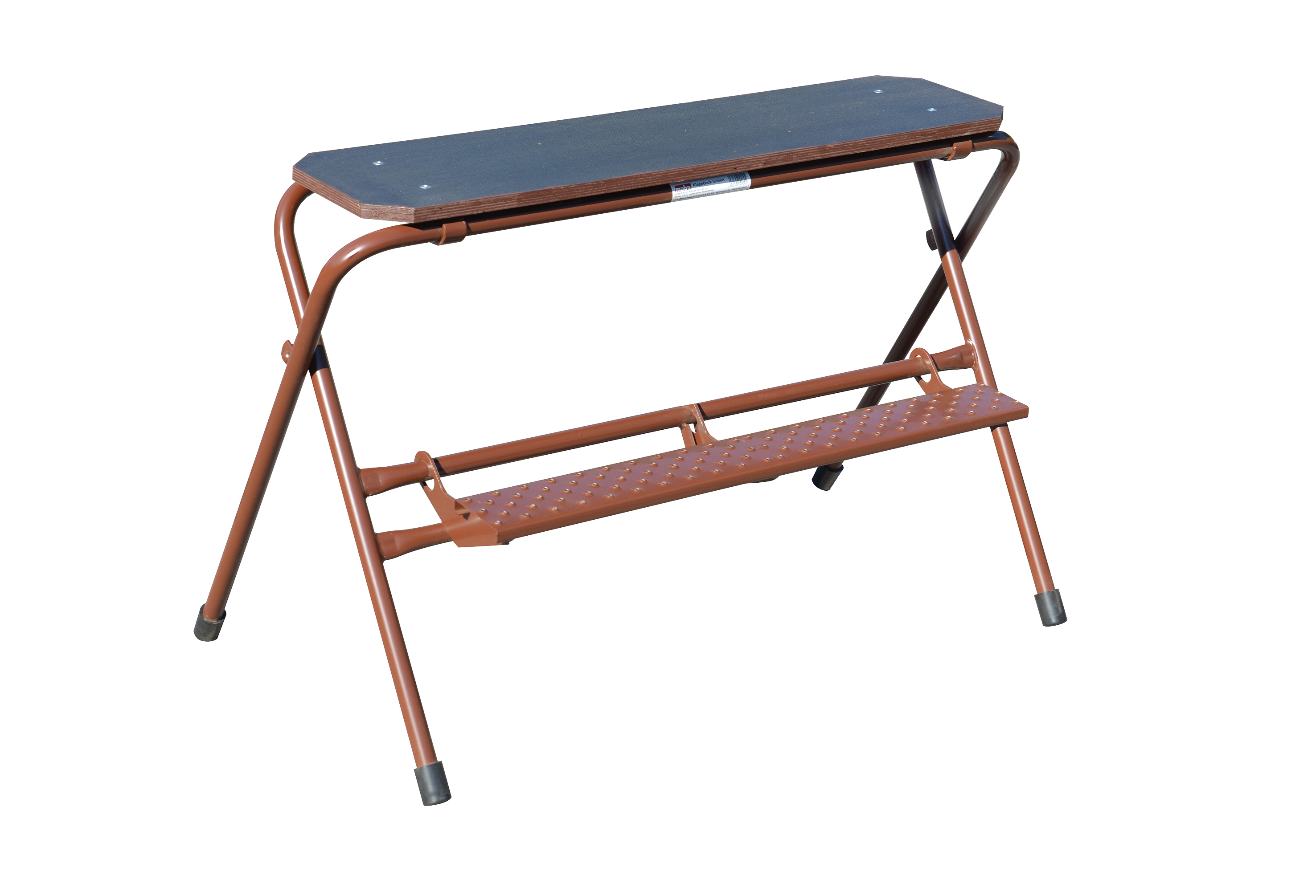 MÜBA Klappbock, lackiert, Standfläche 1,00 x 0,25 m, Breite 1,10m, Höhe 0,70m
