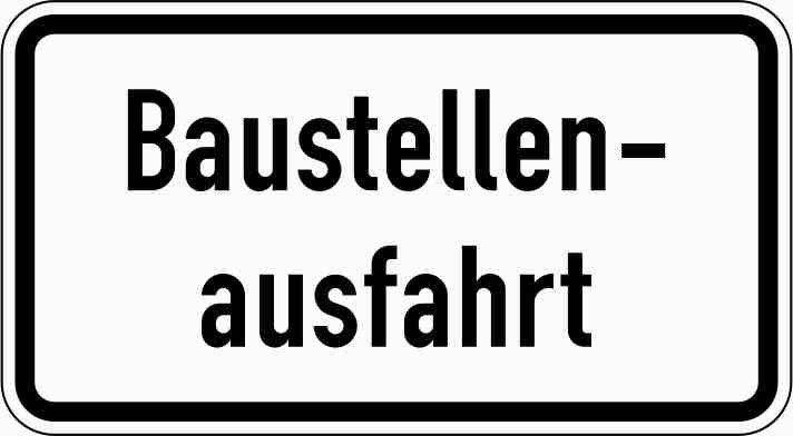 Zusatzschild Nr. 1007-33-Neu  Alu, RA2