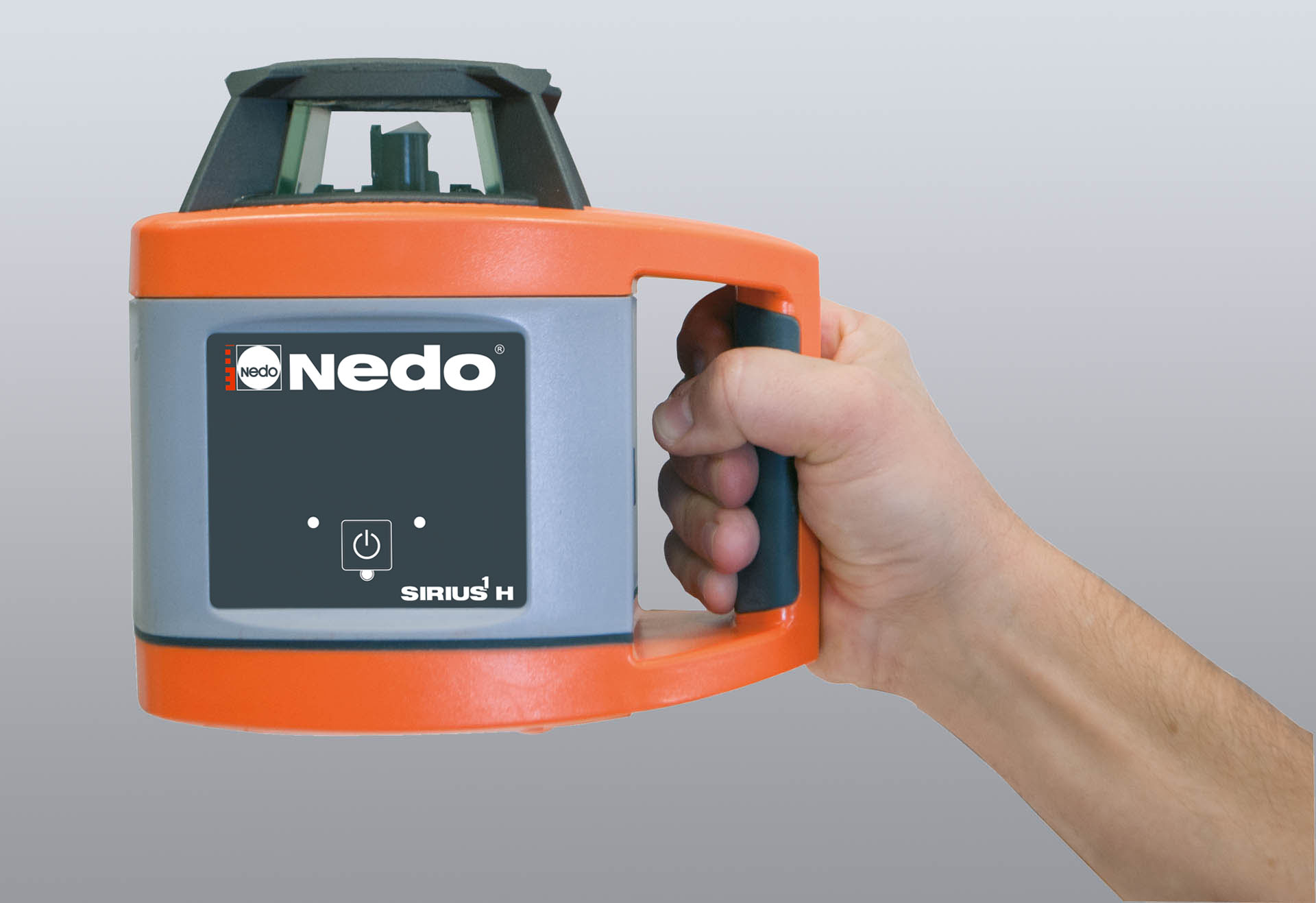 NEDO SIRIUS 1 H Set inkl. Laserempfänger ACCEPTOR MAXX mit Aluminium-Stativ