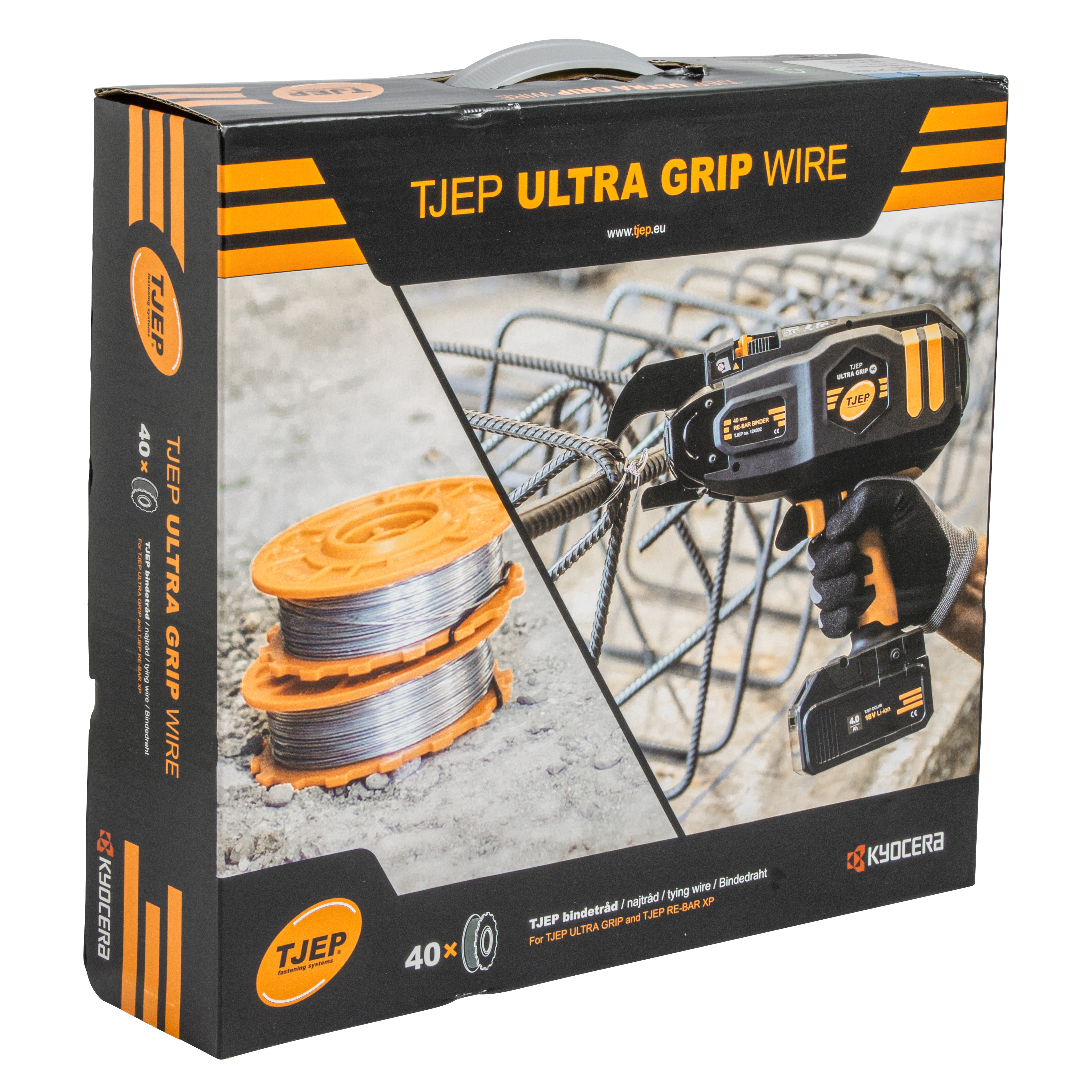 KYOCERA TJEP TJEP Wire ULTRA GRIP Bindedraht, galv. 40 Stück