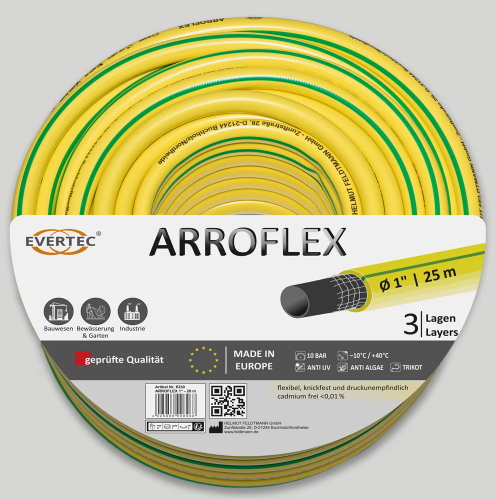 ARROFLEX  1' **METER** 50 Meter Wasserschlauch