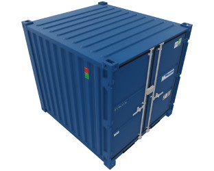 CONTAINEX Lagercontainer LC 8 enzianblau