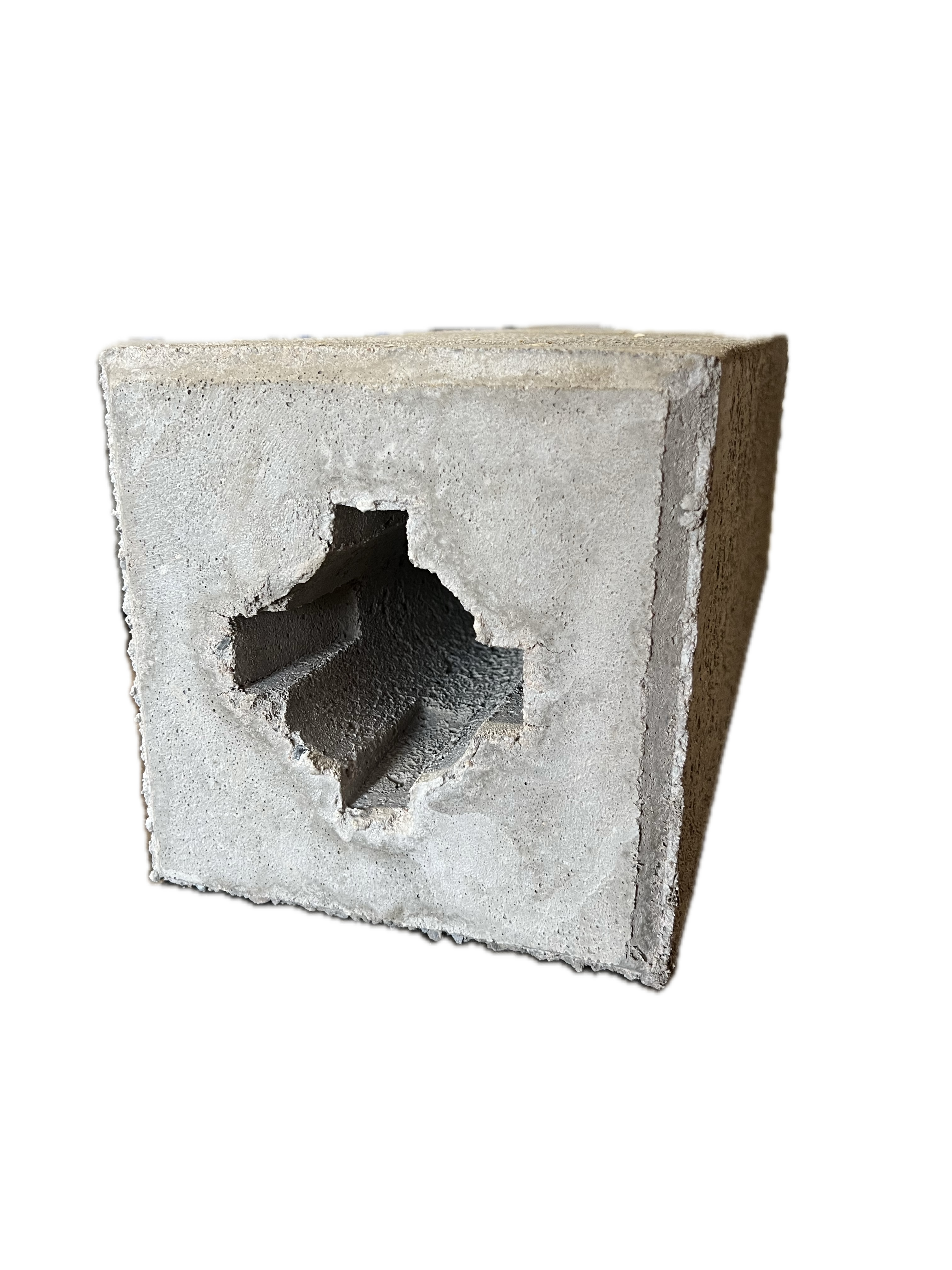Beton-Verkehrsschildersockel m. Keilaussp. 76/700