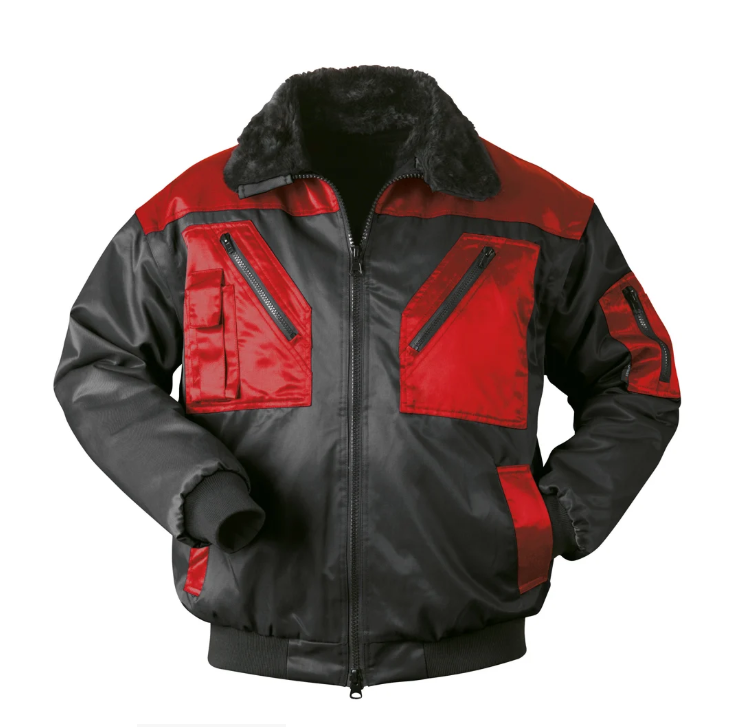 Pilotenjacke NORWAY  Gr. XL - rot
