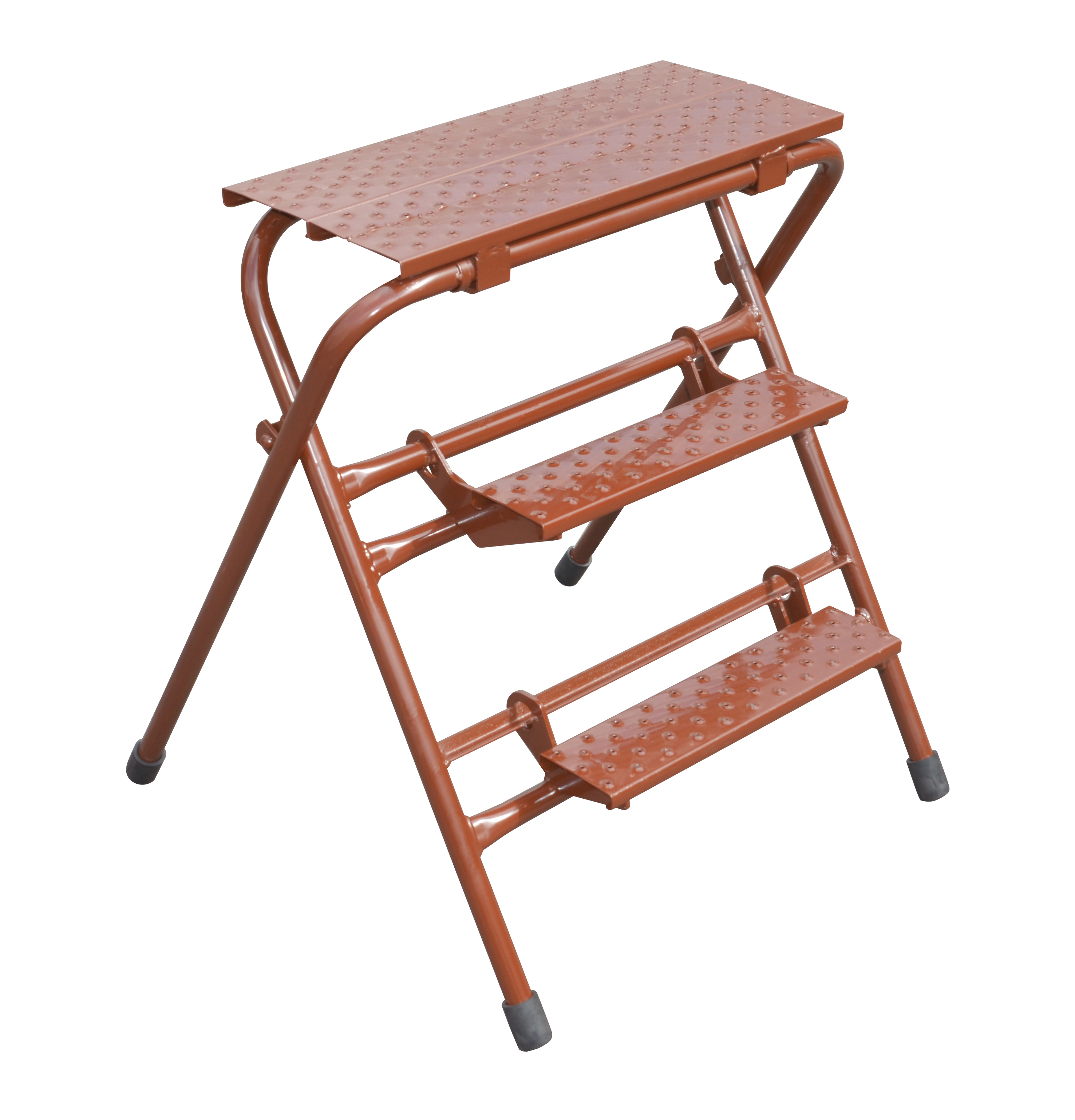 MÜBA GS-Klappbock, lackiert, Auftritt-Tiefe 25cm, Standfläche 0,60x0,25 m, Breite 0,70 m, Höhe 0,75