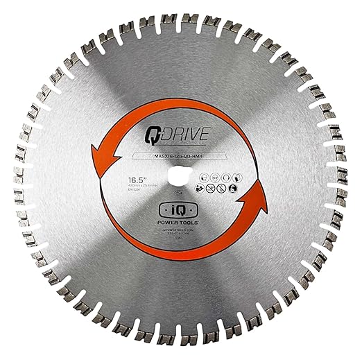 Q-Drive Gesteins-Sägeblatt, Ø 420 mm, sehr harte Materialien, silber
