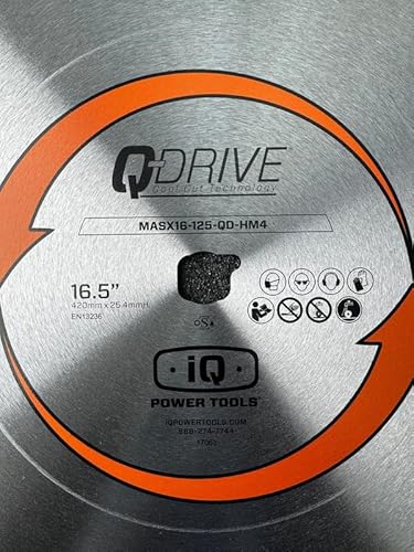 Q-Drive Gesteins-Sägeblatt, Ø 420 mm, sehr harte Materialien, silber