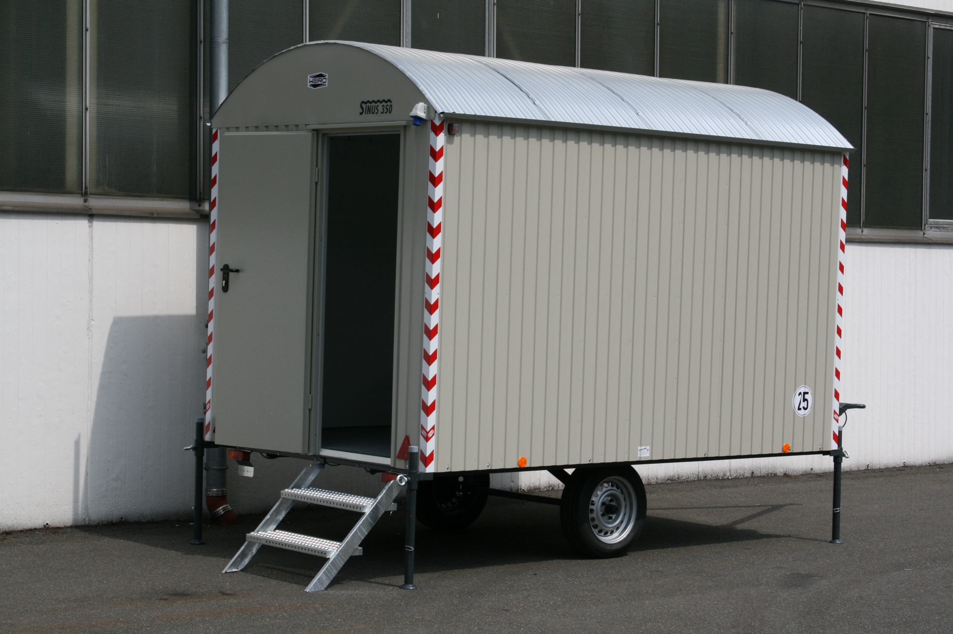 WEIRO Bauwagen SINUS A21 m. LKW-Zugstück